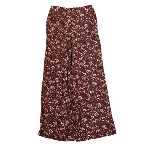 Pantalon Large Marron Taille Xs