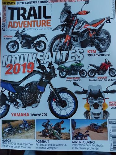 Revue Moto Trail Adventure N°16 De Mars 2019