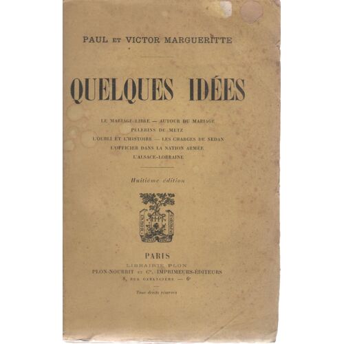 Quelques Idees