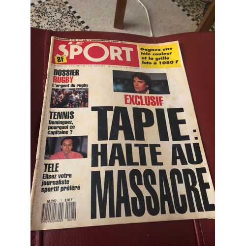 Revue Le Sport No7 Décembre 1989