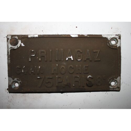 Plaque Propriétaire Wagon