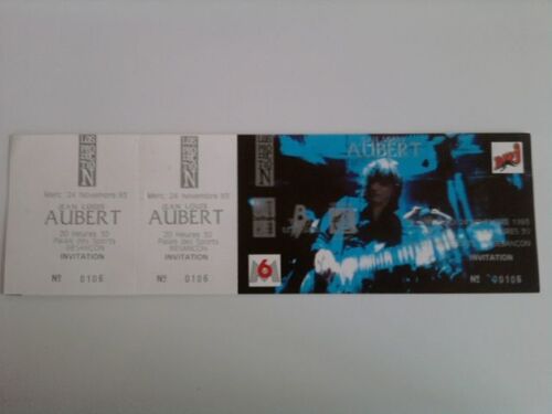 Ticket Concert Jean-Louis Aubert