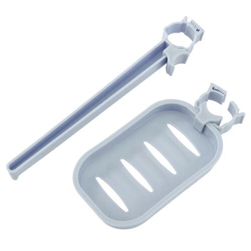 Nouveau 1 ensemble éponge salle de bains cuisine robinet Clip vaisselle tissu étagère Drain serviette sèche organisateur évier suspendu étagère de rangement