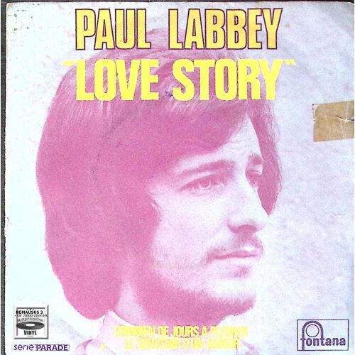Paul Labbey - Love Storie - Combien De Jour À Pleurer Le Souvenir D'un Amour - 1971