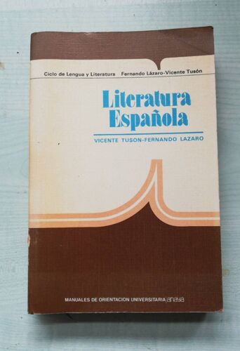 Literatura Española Vicente Tuson