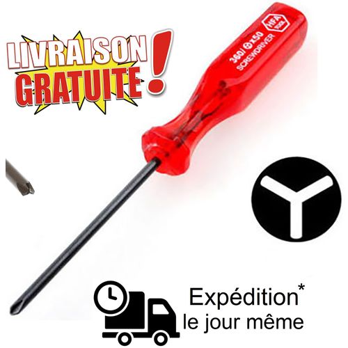 Tournevis triwing Y pour Nintendo Wii DS / lite / Game cube /Gameboy / Gameboy Advance SP