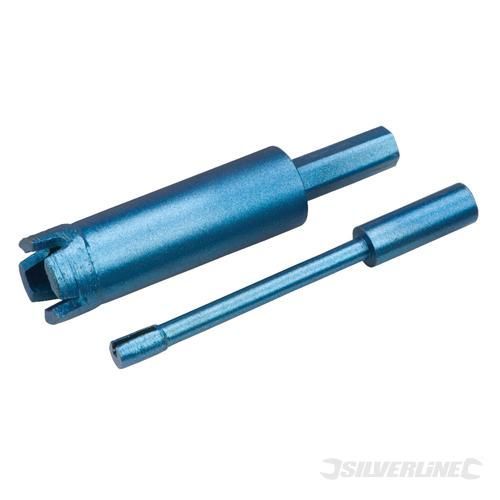 Mini-trépan carottier diamant  10 x 80mm