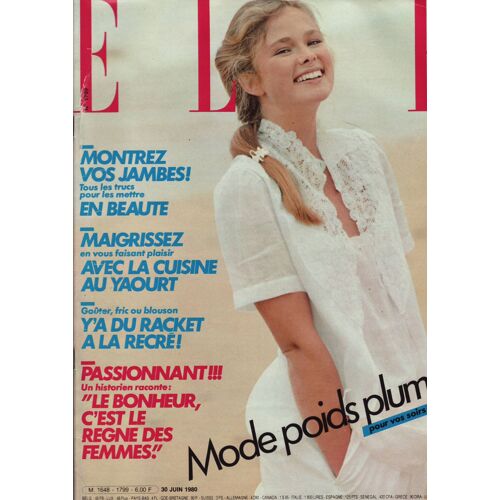 Elle / 30-06-1980 N°1799 : Michel Berger (1p) - La Mode Poids Plume ...
