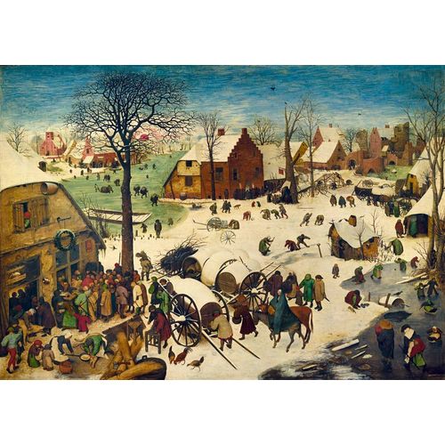 Pieter Bruegel The Elder - The Census At Bethlehem, 1566 - Puzzle 1000 Pièces