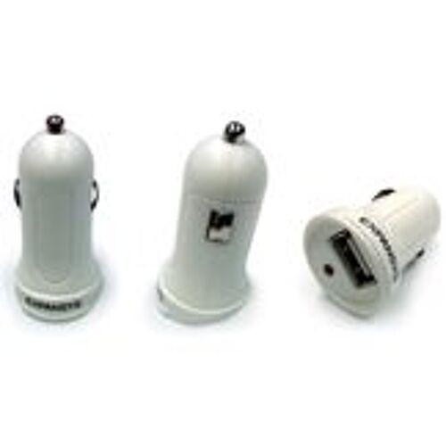 Expansys Chargeur Allume-Cigare Avec Connecteur Usb (5v/1a, Blanc)