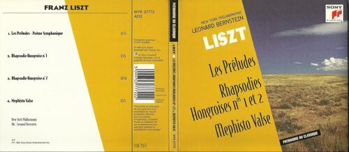 Mephisto-Valse, Preludes, 2 Rhapsodies Hongroises New York Philharmonic Orchestra