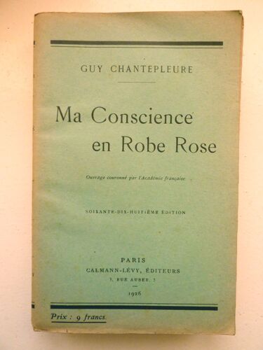 Ma Conscience En Robe Rose