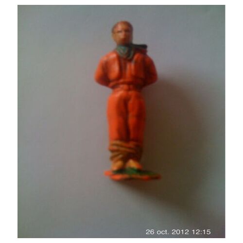 Homme Attache Au Poteau