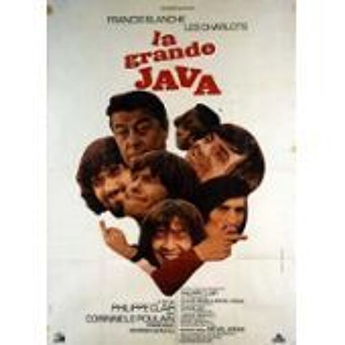 La Grande Java - Philippe Clair - Les Charlots - Francis Blanche - Affiche De Cinéma Pliée 120x160 Cm