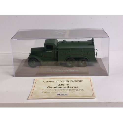 Tank Char Zis-6 Camion-Citerne 1/43 Atlas-Atlas