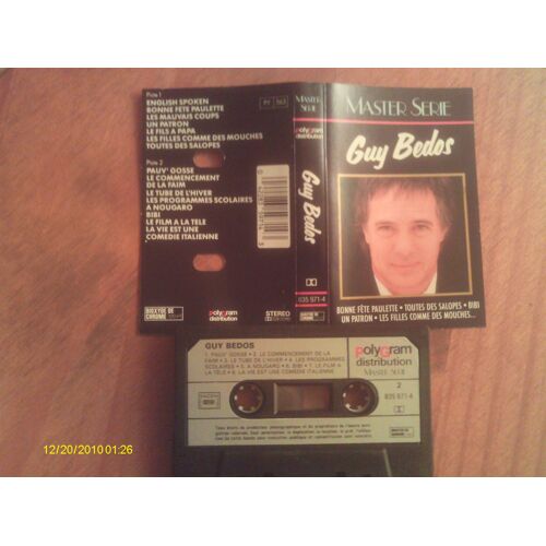 Guy Bedos   Master Serie  Cassette Audio