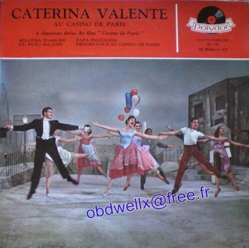 Ep « Caterina Valente Au Casino De Paris/57 »