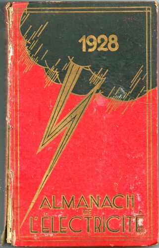 Almanach De L'electricite, Agenda 1928