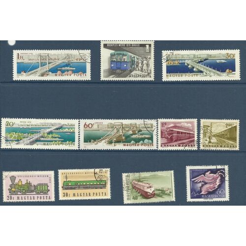 Timbres Oblitérés De Hongrie