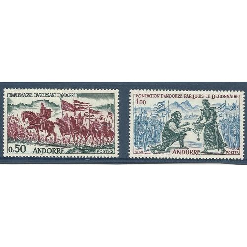 Timbres Neufs Andorre Française1963/1964