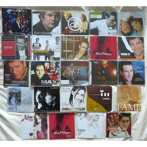 Eurovision 2004  - Lot De 24 Cds Singles