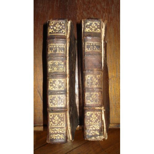 Histoire De Gil Blas De Santillane,Tome 3 Et 4,Édition 1740.