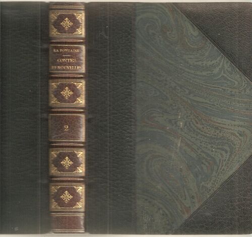 [ Curiosa ] Contes Et Nouvelles En Vers ( Tome Second ), Illustré De Compositions Gravées D'après Les Dessins De Ch. Eisen - Tirage Limité Sur Papier Bfk Rives - Belle Reliure Demi-Cuir À Coins