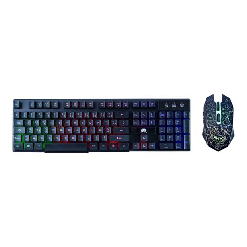 Freaks and Geeks PolyChroma CS-200 - Ensemble clavier et souris - rétro-éclairé - USB - AZERTY