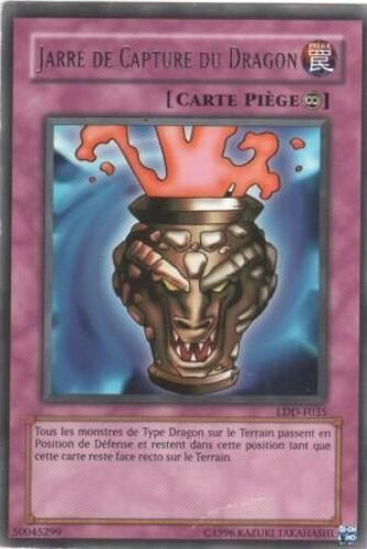 Carte Yu-Gi-Oh! "Jarre De Capture Du Dragon" Rare Ldd-F035