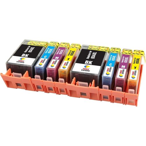 8 XL Cartouches d'encre compatibles avec HP 934 934XL 935 935XL pour Imprimantes HP Officejet Pro 6230 6830 6820 6812 6815 6835 6220 - Grande Capacité
