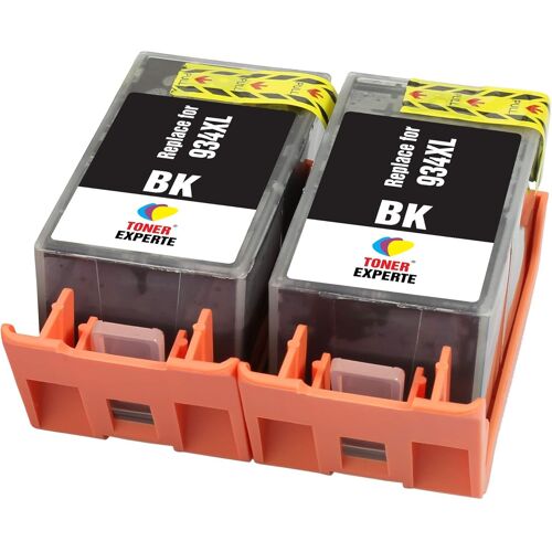 2 XL Noir Cartouches d'encre compatibles avec HP 934 934XL C2P23AE pour Imprimantes HP Officejet Pro 6230 6830 6820 6812 6815 6835 6220 - Grande Capacité