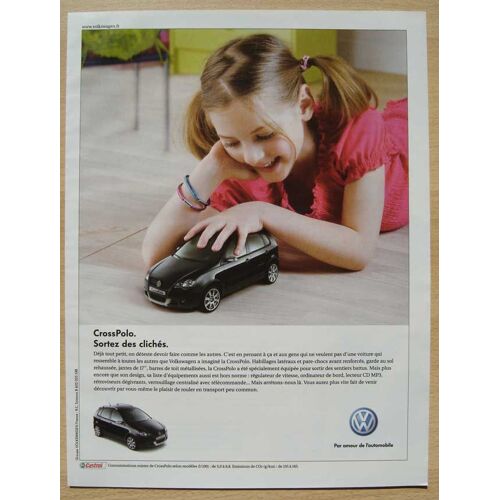 Publicité Papier - Voiture Volkswagen Cross Polo De 2006