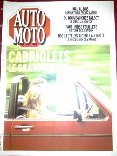 Auto Moto  N° 7 : Cabriolets, Le Grand Retour