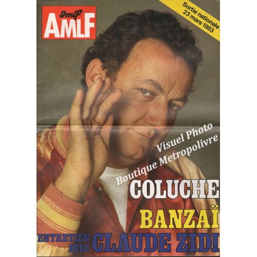 Banzaï, Synopsis Dépliant, De Claude Zidi, Avec Coluche, Valérie Mairesse, Marthe Villalonga