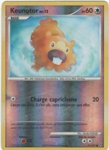 Carte Pokémon "Keunotor Niv.12" Pv60 Holo Reverse 91/147