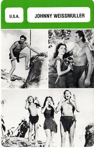 Fiche Monsieur Cinema Johnny Weissmuller