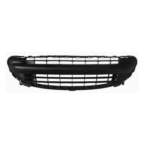 Grille Pare-Choc Avant Centrale Noir Peugeot 207 2006-2009