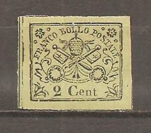 Timbre Neuf Italie Anciens Etats Etats Pontificaux Eglise 1867 Yt 12