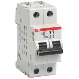 ABB 352266 - Disjoncteur S202 2P 32A 10KA - courbe D - à vis