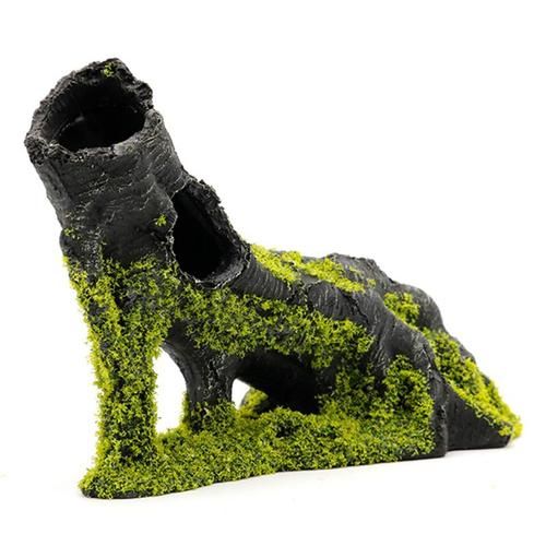 Aquarium Fish Tank Aménagement Paysager Décoration Vintage Maison Résine Hideaway Crevettes Élevage Cacher Grotte Abri | Décorations