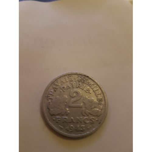 2 Francs 1943 Bien Conservé