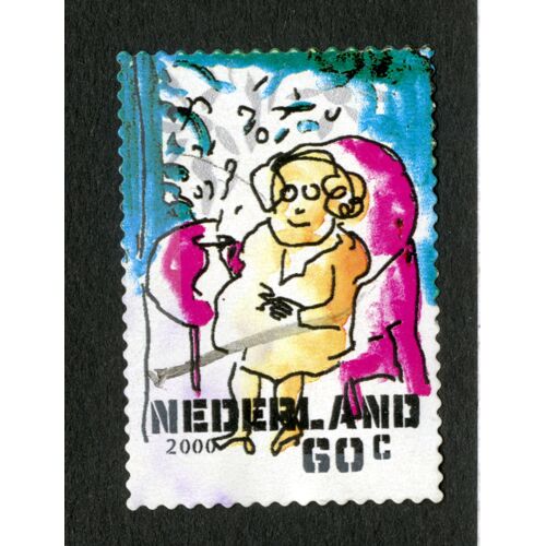 Timbre Oblitéré Nederland, 2000, 60c
