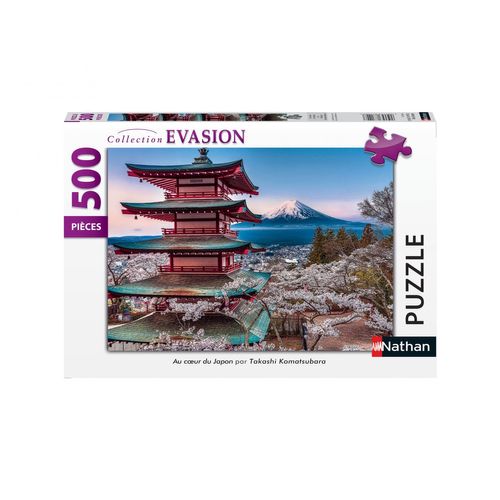 Nathan Puzzle N 500 P - Au Cur Du Japon