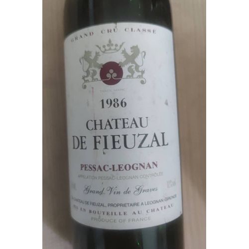 Chateau De Fieuzal 1986 Grand Cru Classé En Graves
