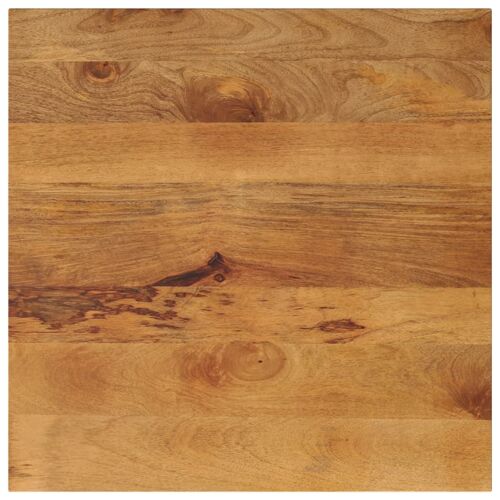 Vidaxl Dessus De Table 80x80x2,5 Cm Carré Bois Massif De Manguier