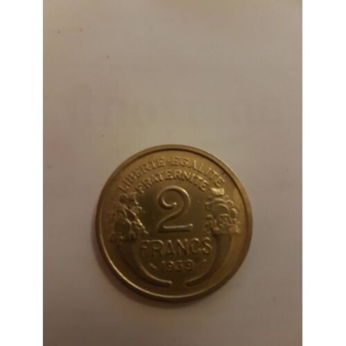 Impeccable Pièce 2 Francs 1939!