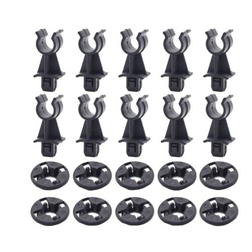 10 Ensemble De Retenue Pour Dualis J10 Navara D40 R51 Support Capot Tige D'aiguillage Pince Clip Titulaire