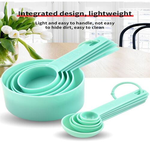 Cuillère À Mesurer Les Quantités, Tasse Avec Échelle Graduée, Outil De Cuisson Pour Lait En Poudre Et Préparation De Gâteaux, 5 Pièces