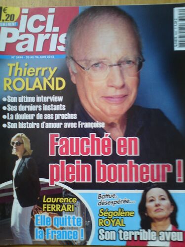 Ici Paris 3494 " Thierry Roland "