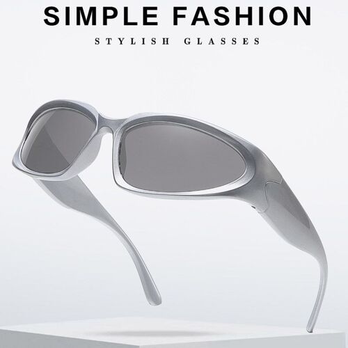 Lunettes De Soleil Steampunk Pour Femme Et Homme, Verres Solaires, Style Punk, Nuances Colorées, Uv400